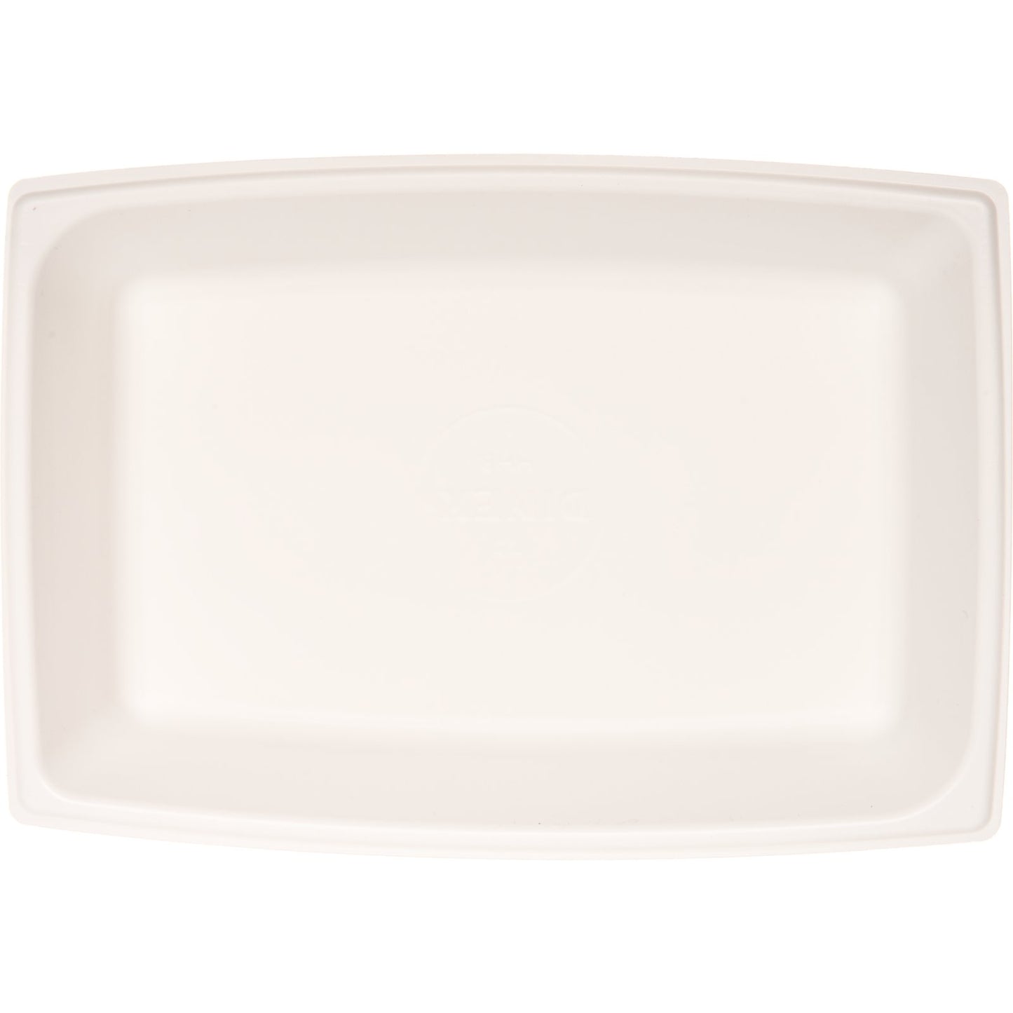 Dinex DXHH8 12 oz. White One Compartment Rectangular Entree (1000/cs)