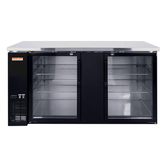New Air NBB-72-SG 69" Glass Door Back Bar
