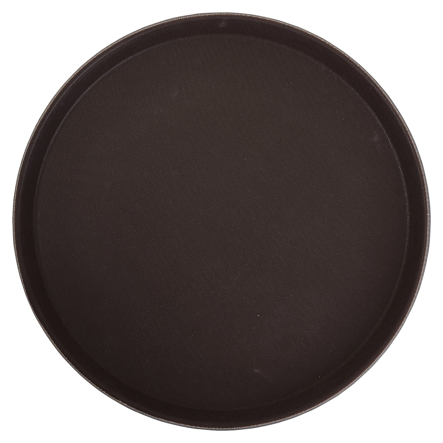 Winco TRH-11 11" Brown Easy Hold Rubber Lined Tray