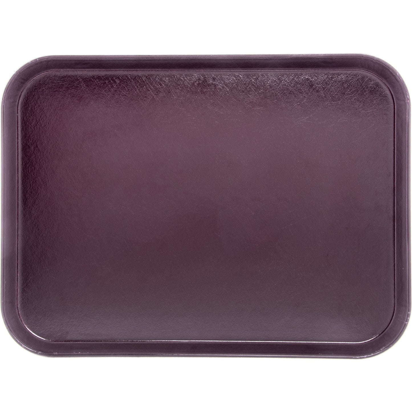 Dinex DX1089I61 14" x 18" Cranberry Flat Glasteel Tray