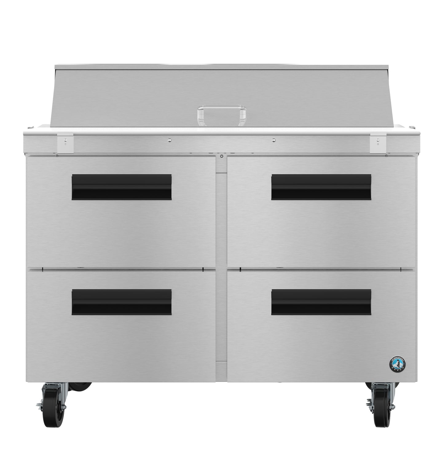 Hoshizaki SR48B-12D4 Two Section Drawer/Door Combo Sandwich Prep Table Refrigerator