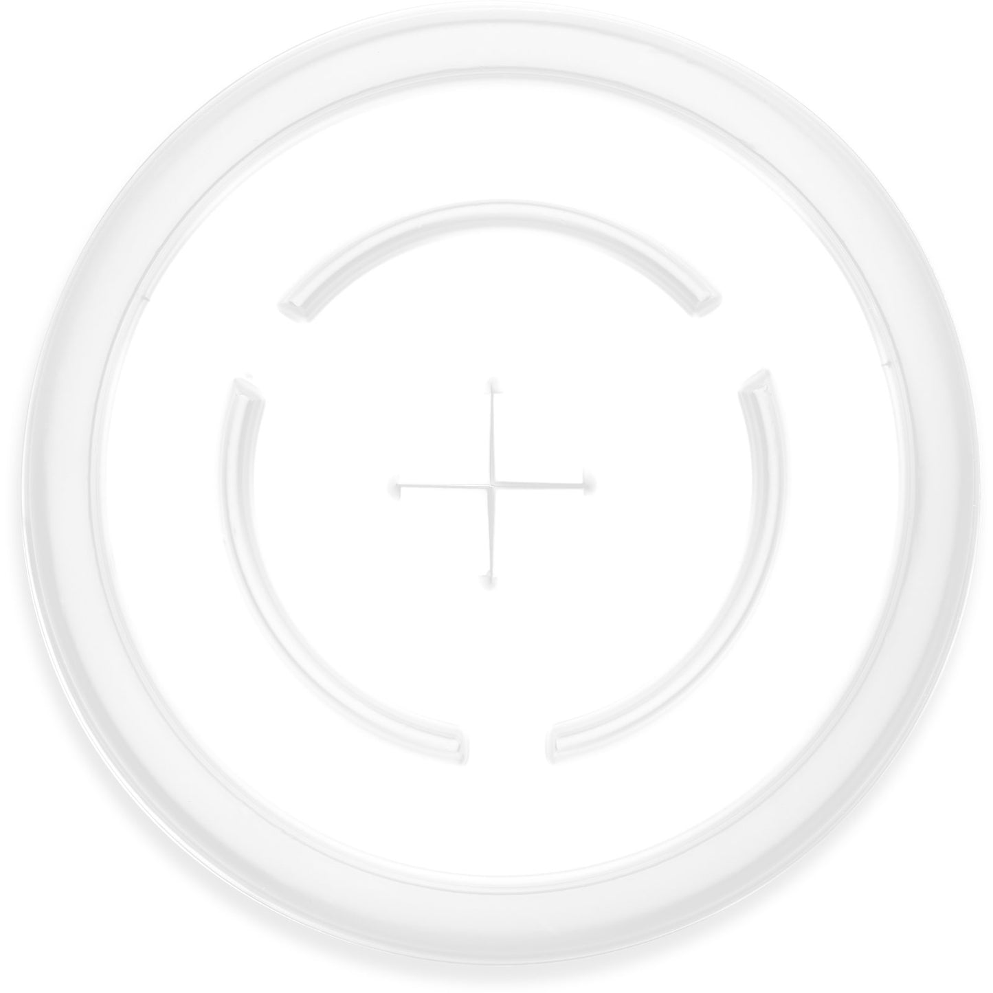 Dinex DX2225ST9000 Translucent Disposable Lid for Fits Specific 7 - 16 oz, Carlisle, Cambro and G.E.T. Enterprises Tumblers (1000/cs) with Straw Slot