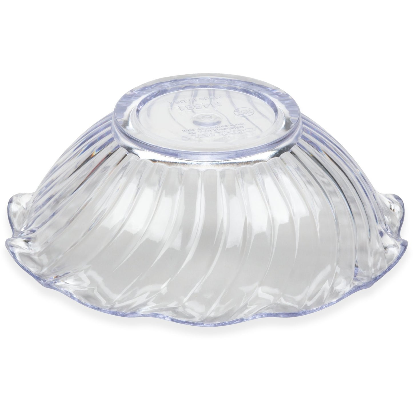 Carlisle 453107 5 oz 4-5/8" Clear SAN Tulip Berry Dish