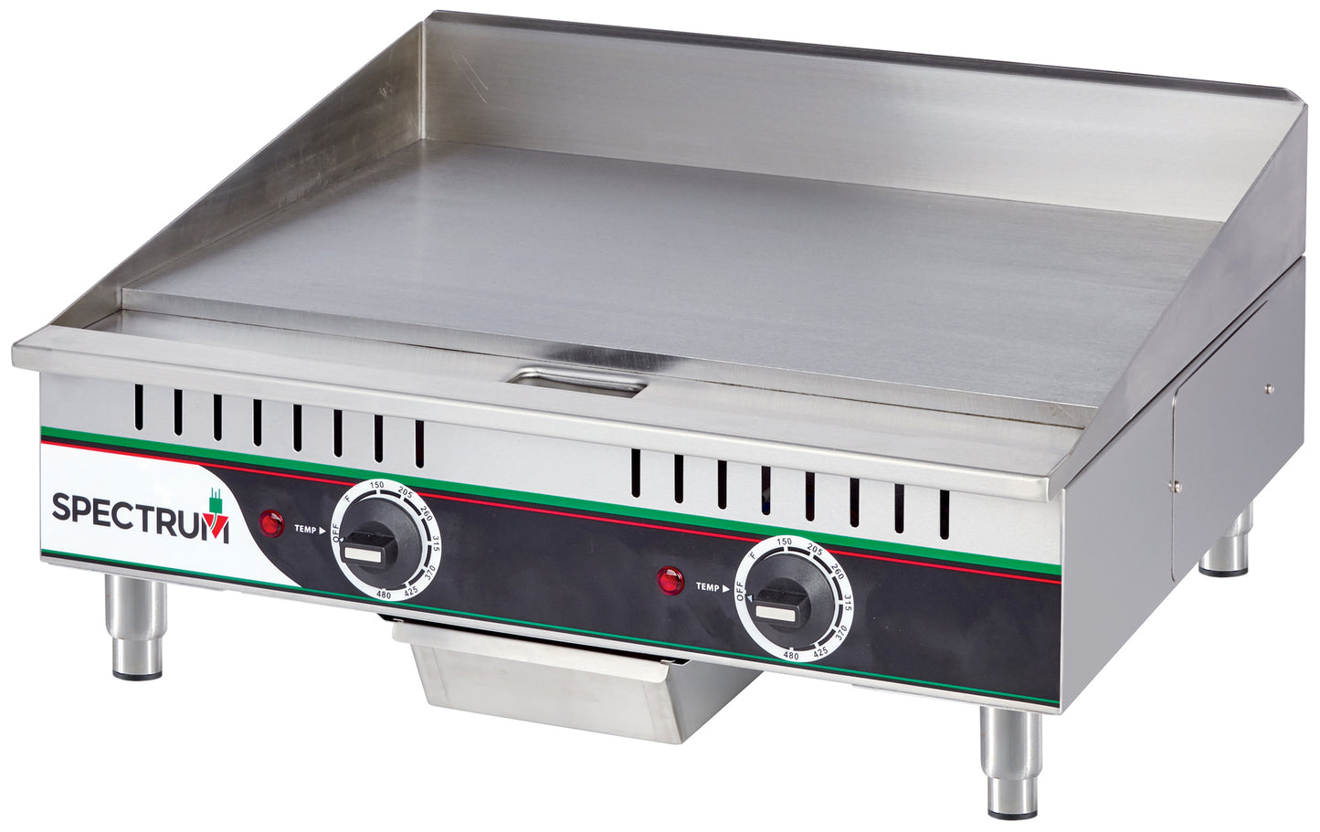 Winco EGD-24M 24" Spectrum Electric Griddle with Plug and Lead