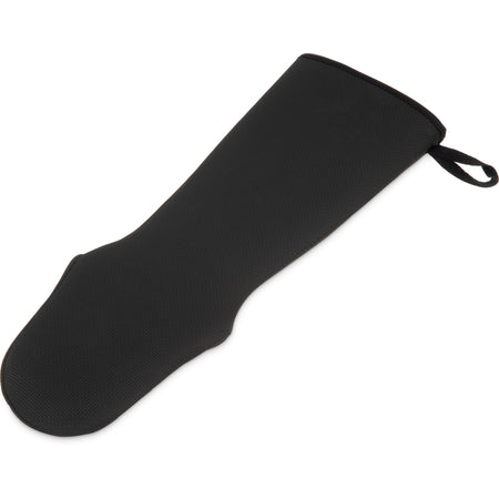 San Jamar UPM17BK 17 Inch Black Neoprene Ultigrip Oven Mitt - Puppet Style
