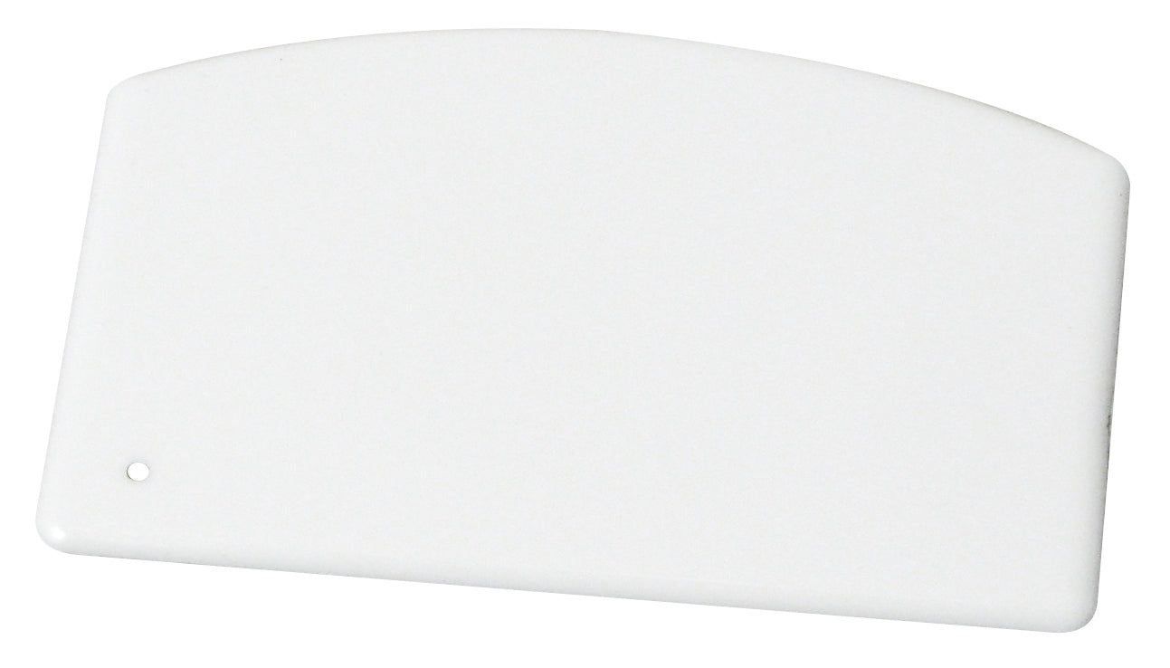 Winco PDS-5 5-1/2" x 3-3/4" Plastic Dough Scrapers
