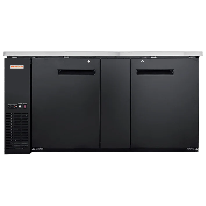New Air NBB-72-SB 69" Solid Doors Back Bar