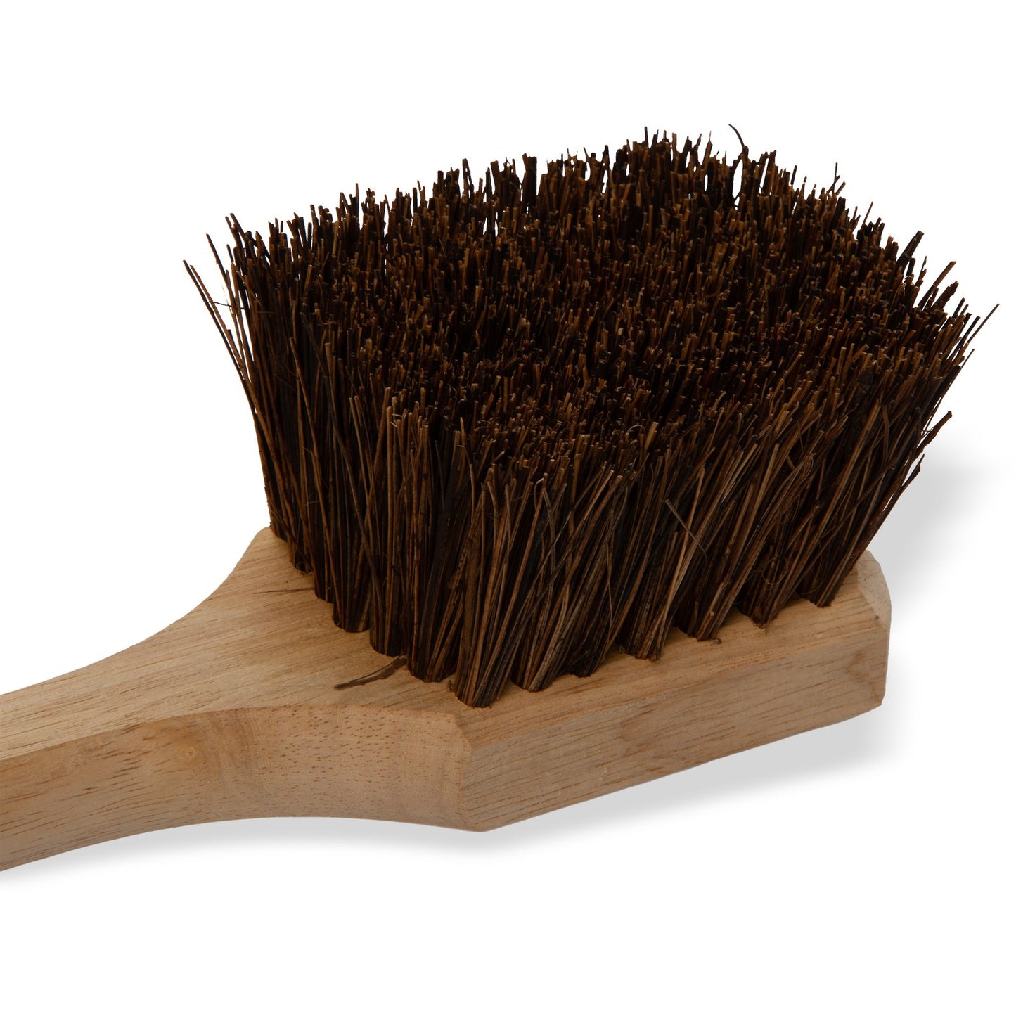 Carlisle 4549300 20" x 5" Black Sparta Utility Scrub Brush With Stiff Palmyra Bristles