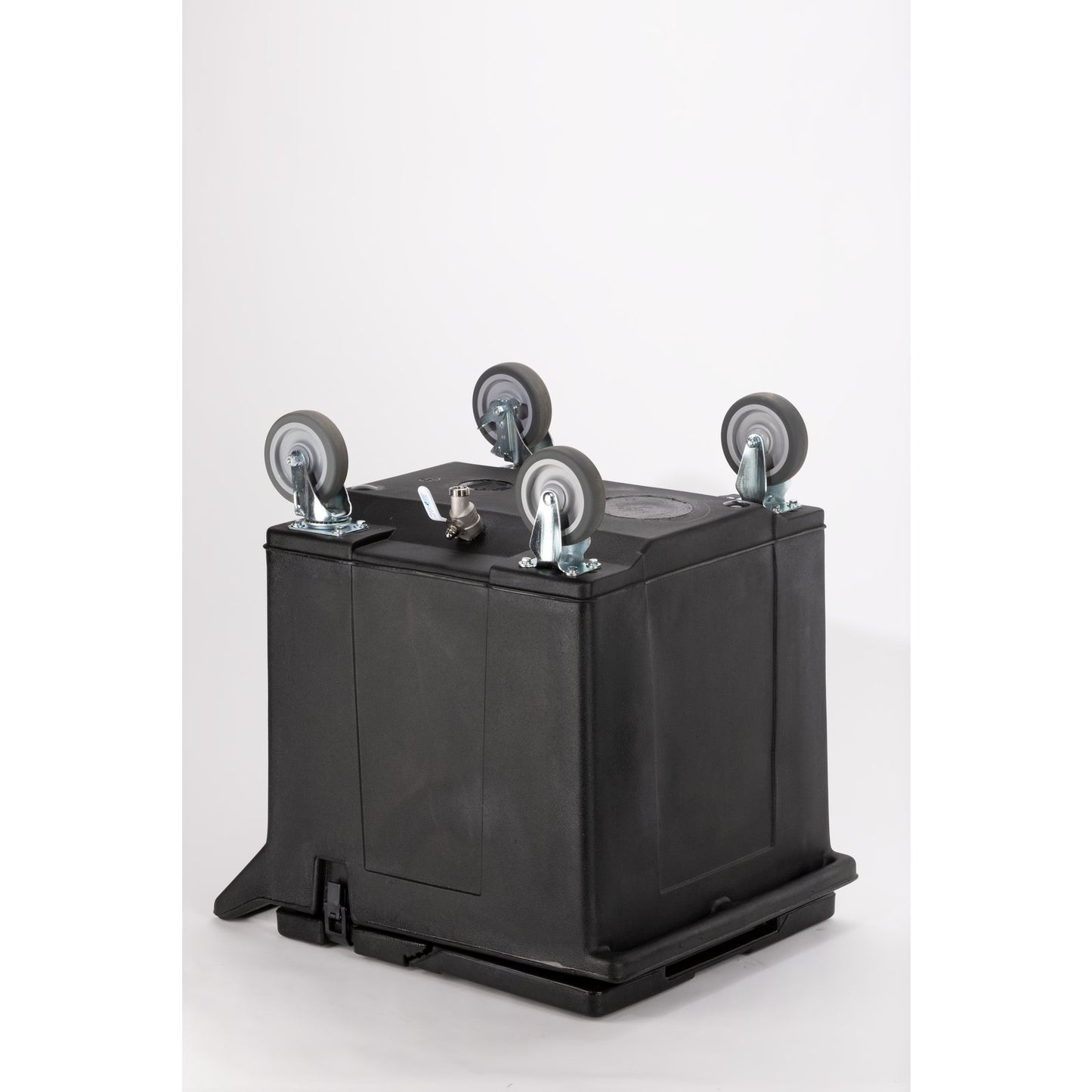 Carlisle IC225003 Black Cateraide Ice Caddy (2 Rigid Casters, 2 Swivel Casters)