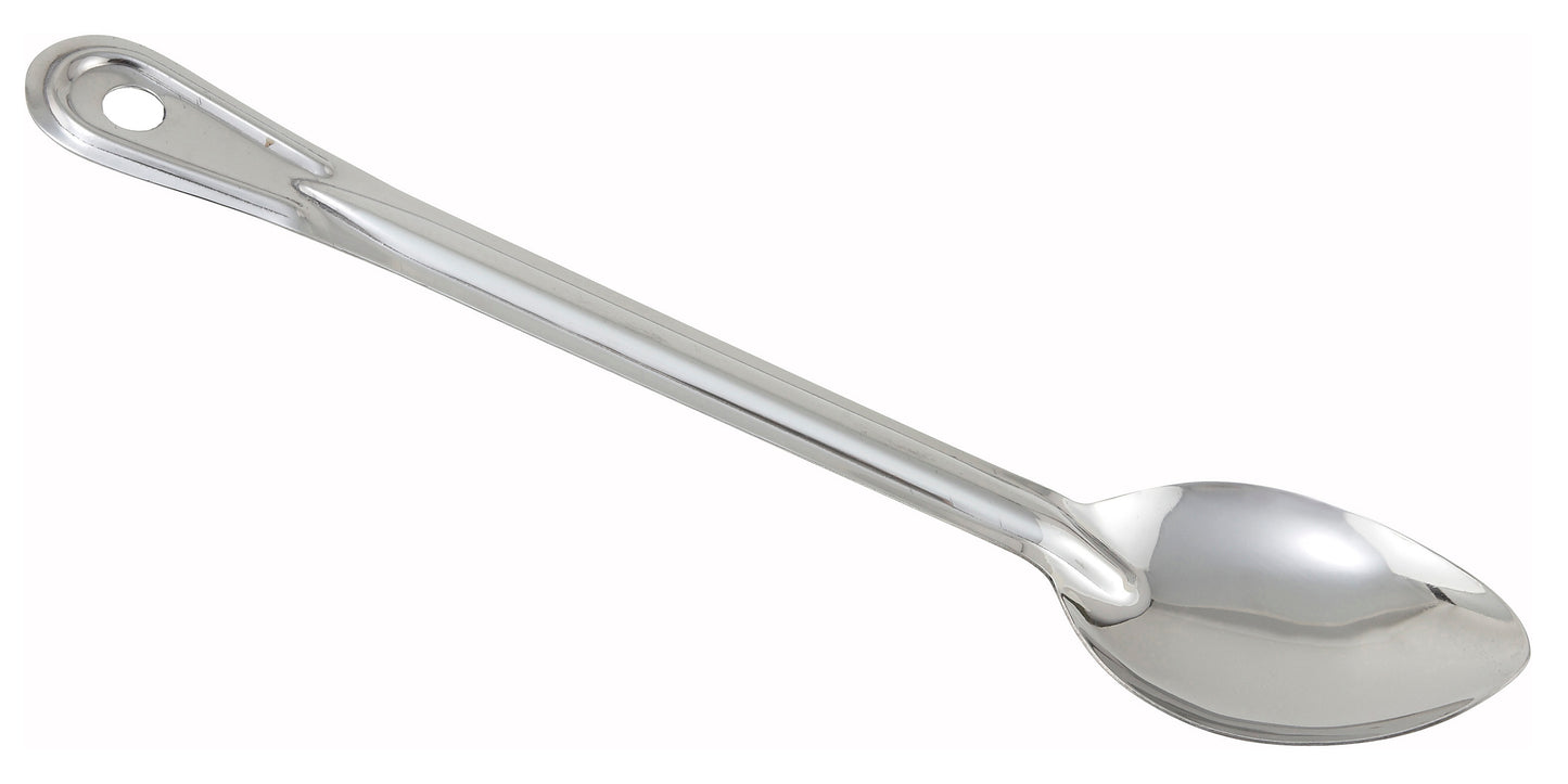 Winco BSON-13 13" Stainless Steel Solid Basting Spoon