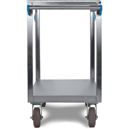 Carlisle UC7022133 21" x 33" 2 Shelf Stainless Steel Utility Cart