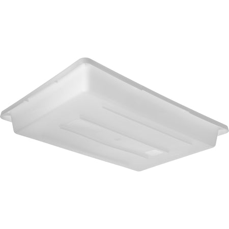 Carlisle 1064002 5 gal 26" x 18" x 3.5" White Polyethylene StorPlus Food Storage Container