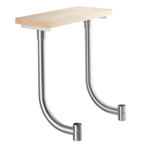 Omcan 47564 10" x 24" Wooden Adjustable Cutting Board for 24" Long Equipment Stand