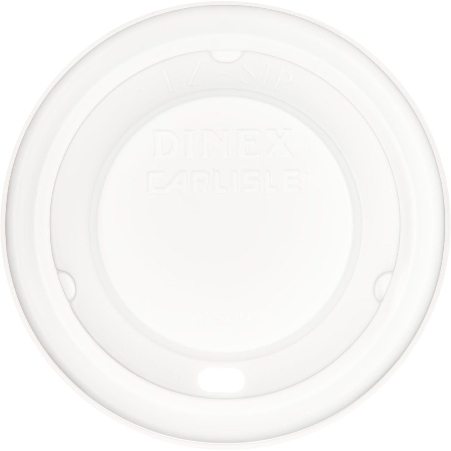 Dinex DX50008775 3.5" Translucent Fenwick EZ-Sip Mug Lid (1000/cs)