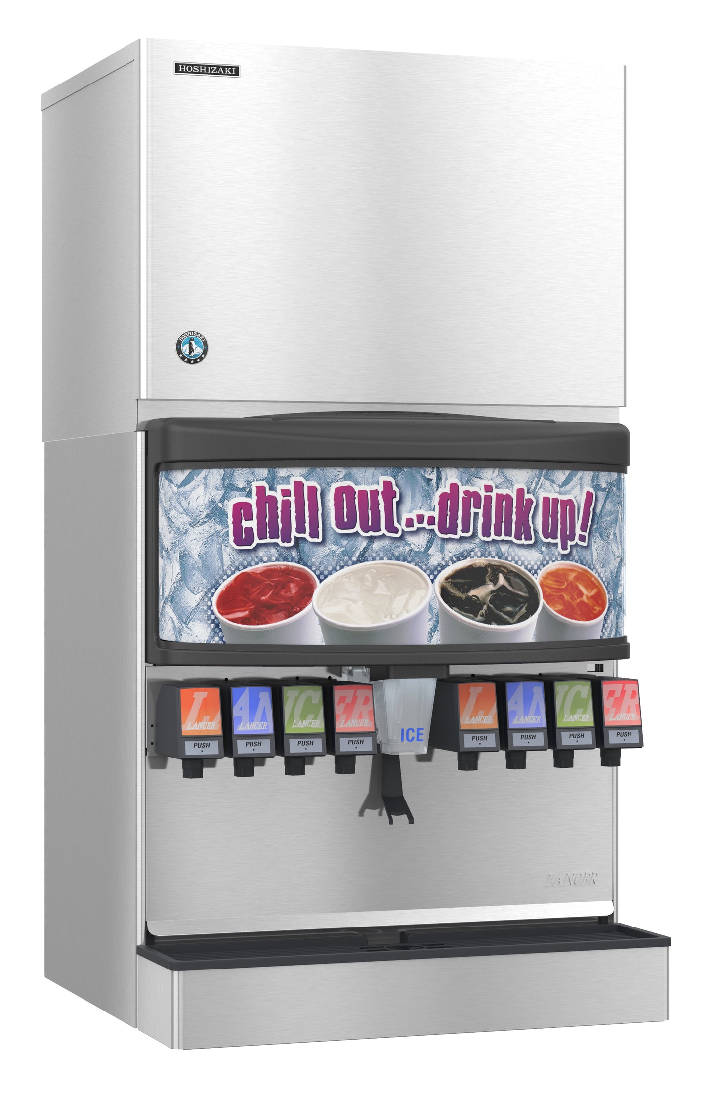 Hoshizaki KMD-460MWJ Crescent Cuber Icemaker, Water-cooled