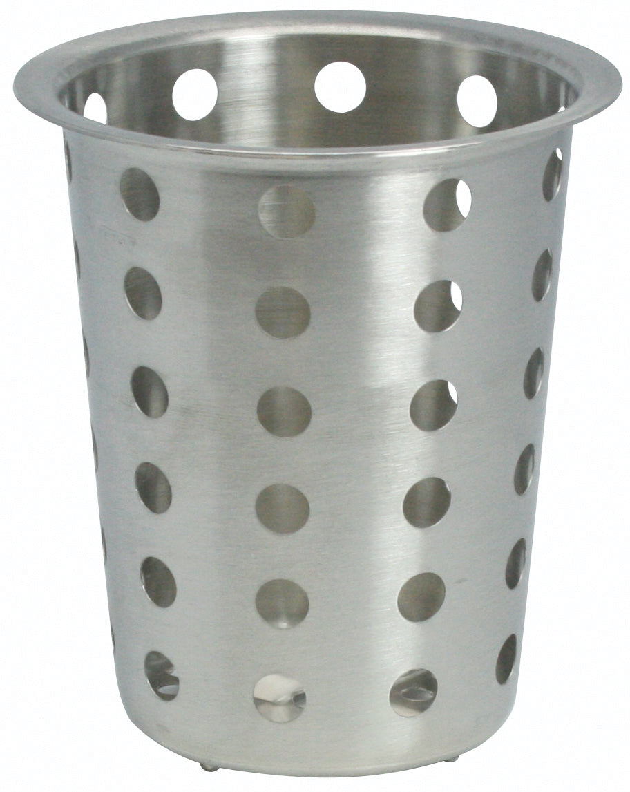 Winco FC-SS Stainless Steel Perforated Flatware Cylinder