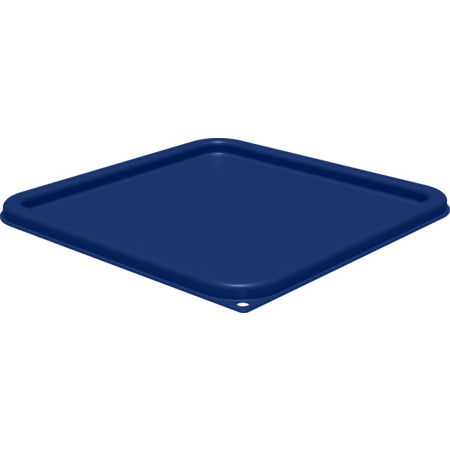 Carlisle 1197260 12 - 22 Qt Royal Blue Square Proprietary Blend Food Storage Container Lid