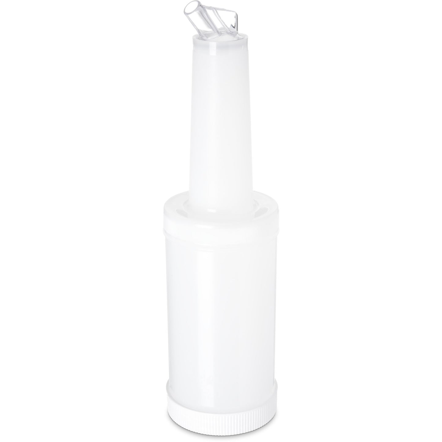 Carlisle PS601N02 32 oz/ Quart White Store N' Pour Complete Unit Bundle