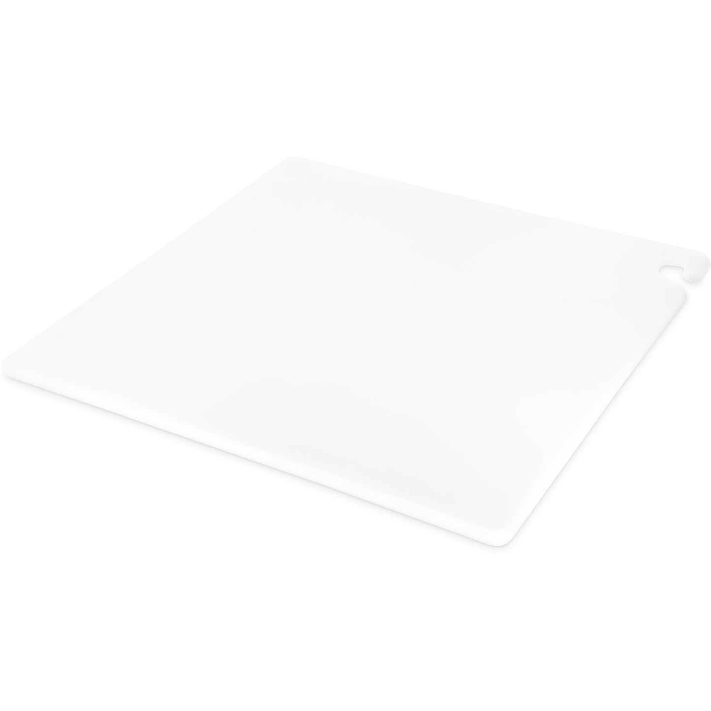 San Jamar CB242434WH 24" x 24" x 0.75" White Cut-N-Carry Cutting Board