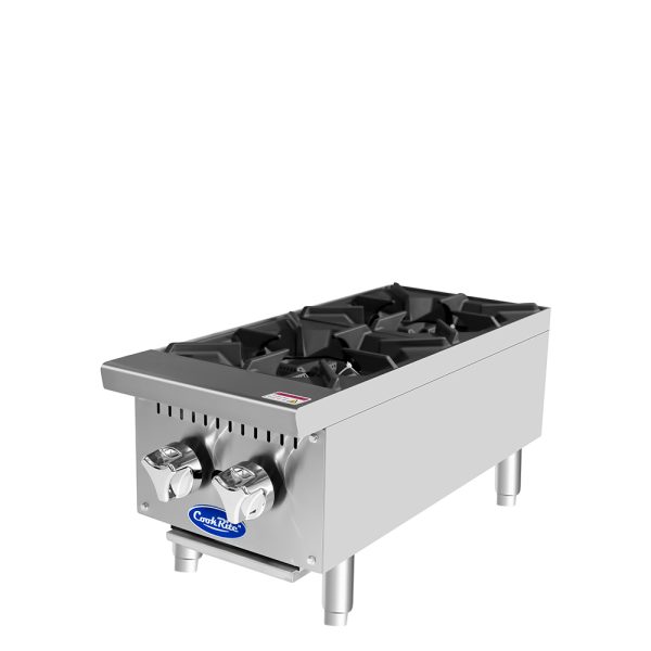 Atosa ACHP-2-NG 12" Natural Gas Two Burner Heavy Duty Hotplate
