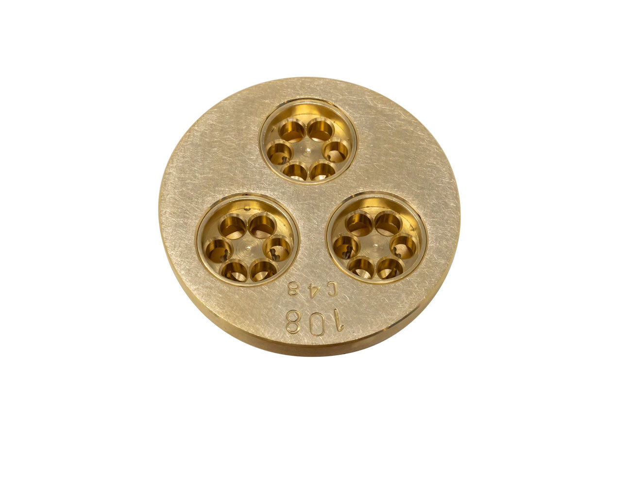 Omcan 13356 15 mm Pasta Die #108 Maccheroni Rigati