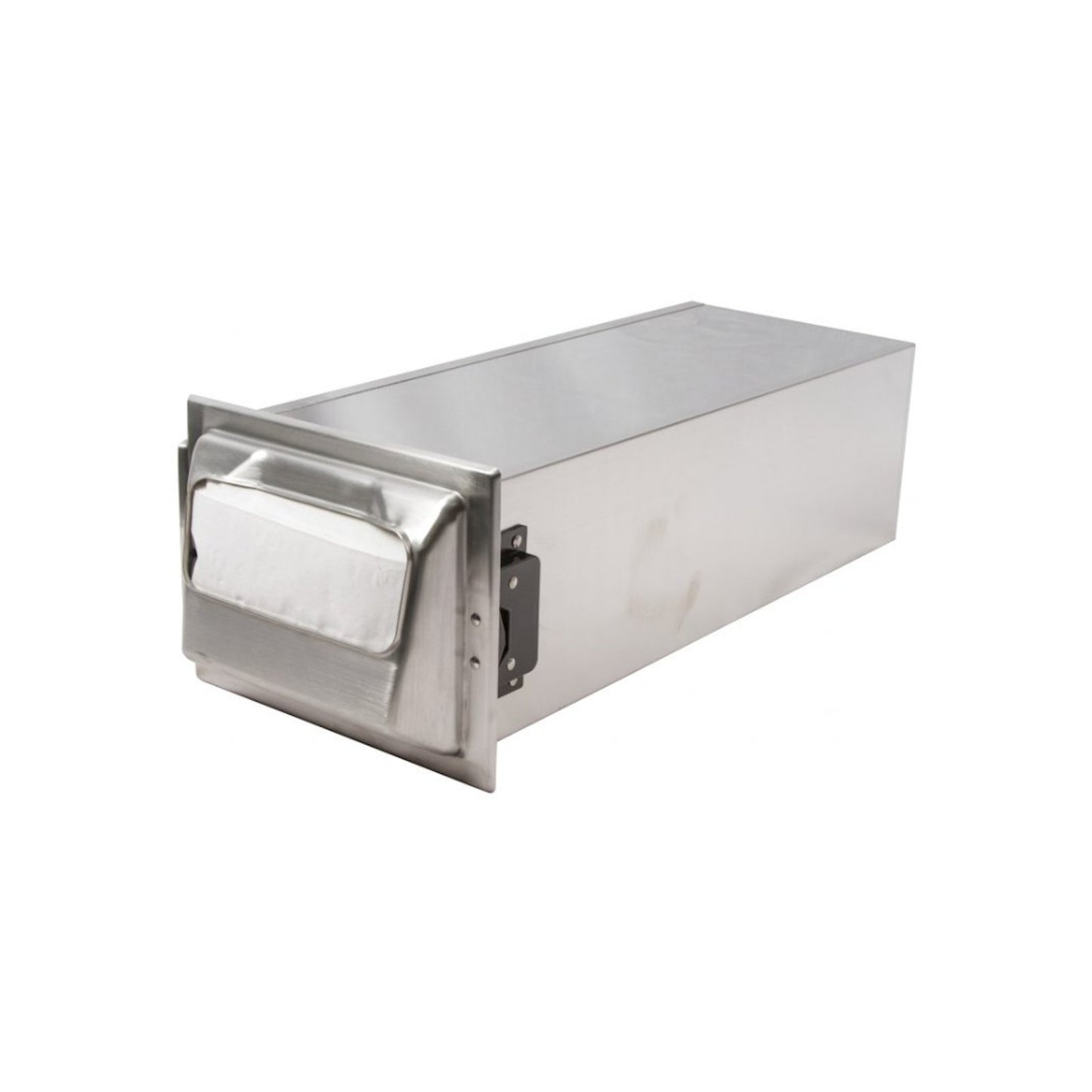 Carlisle H2001XC 750 Napkin Chrome Stainless Steel Classic In-Counter Napkin Dispenser, Fullfold Classic Face