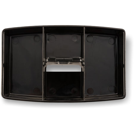 Carlisle 455103 50 pkts Black Styrene Merchandiser Sugar Caddy