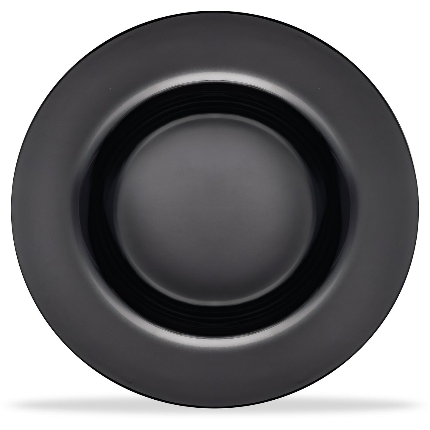 Carlisle 3303003 20 oz Black Sierrus Melamine Chef Salad Pasta Bowl