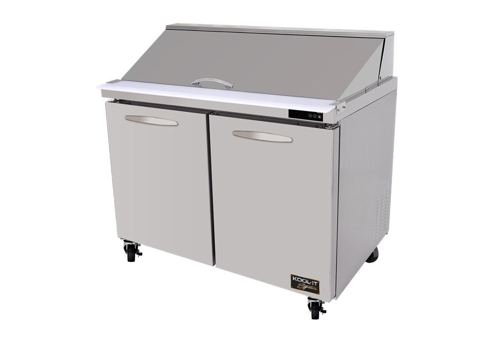 Kool-It KSTM-48-2 48" Double Door Megatop Sandwich Prep