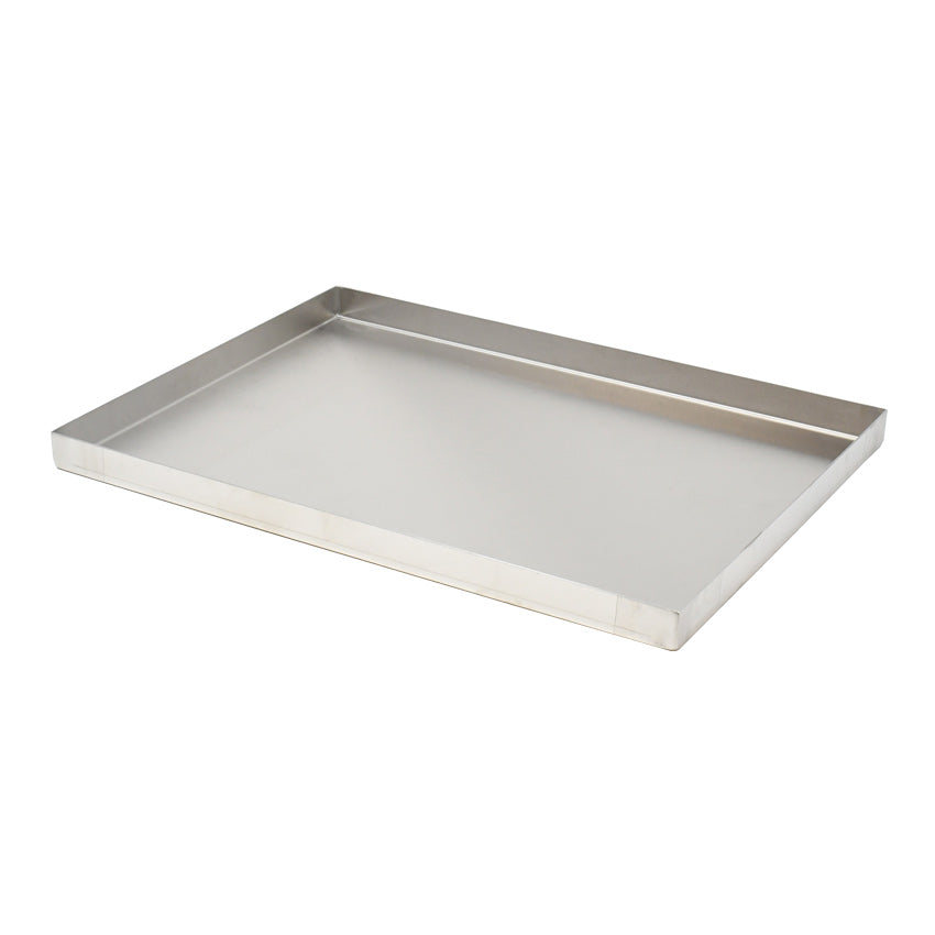 Omcan 43512 9" x 12" x 1" Stainless Steel Pan with Drain Holes