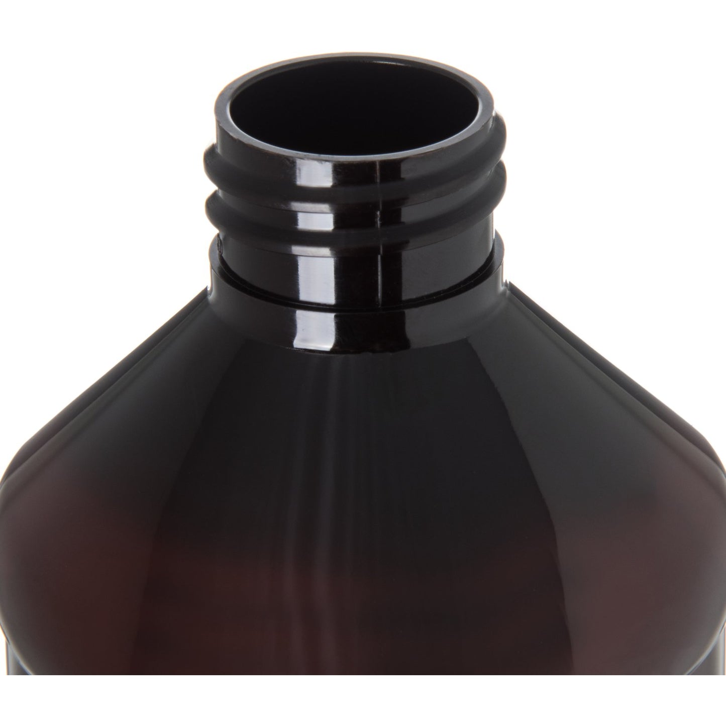 Carlisle 381613 16 oz Amber Polyethylene Bottle w/ Label