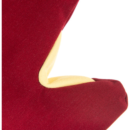 San Jamar KT0212 13 inch Maroon Cool Touch Flame - Conventional Mitt