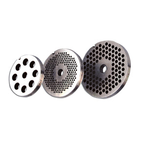Omcan 11179 #52 Three Notches/Two Flat Sides Stainless Steel Machine Plate with Hub, 25 mm (1")