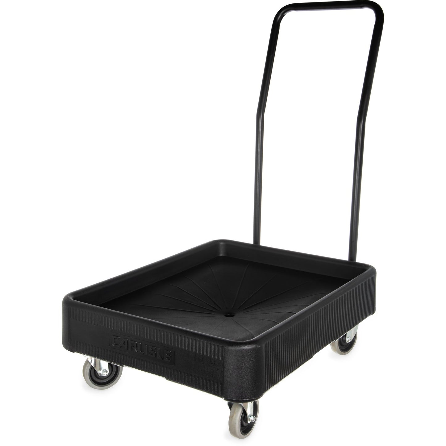 Carlisle XDL3000H03 Black Cateraide Dolly with Handle (For XDL3000H)