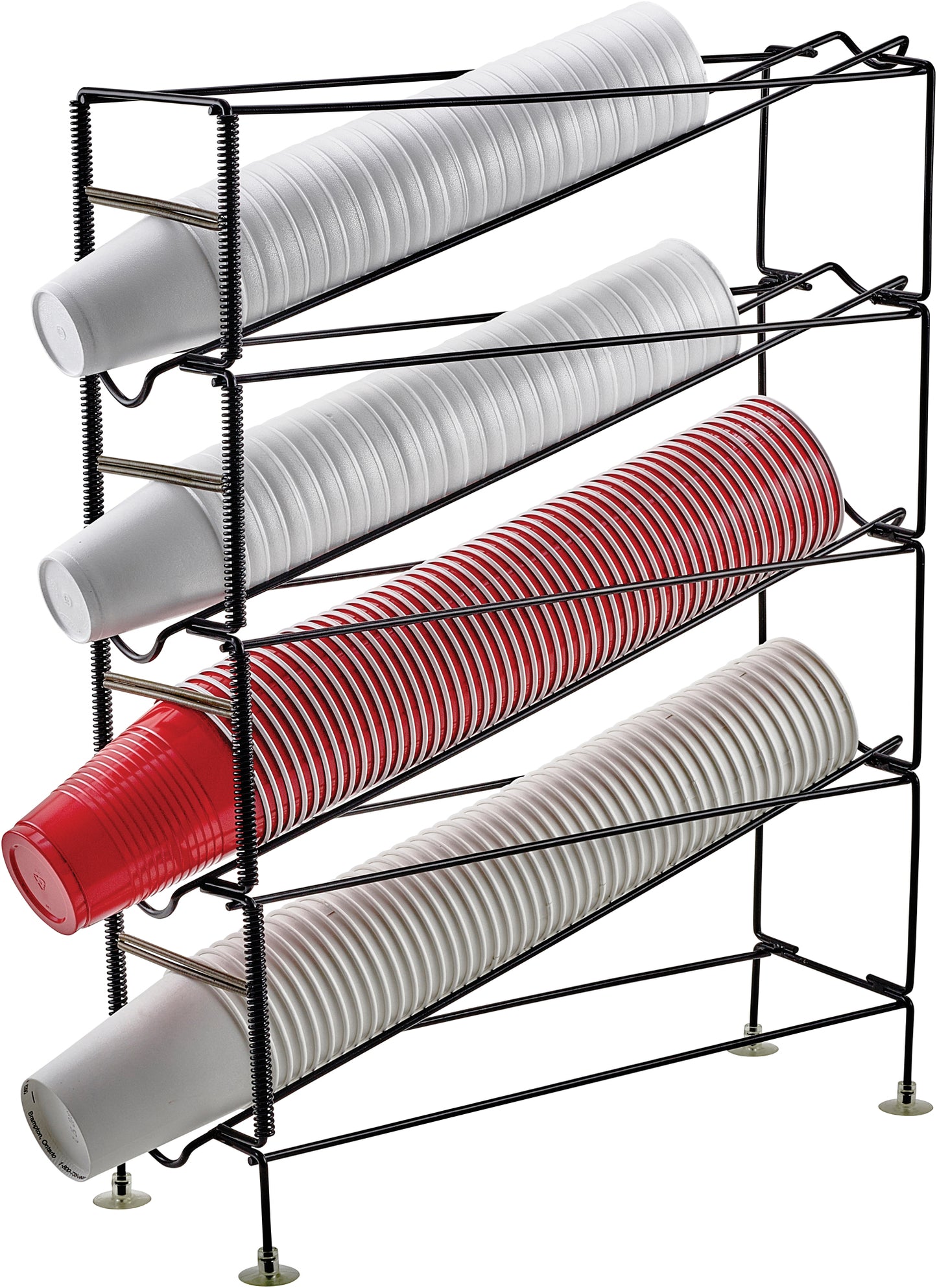 Winco CDR-4 4-Tier Cup Dispensing Rack