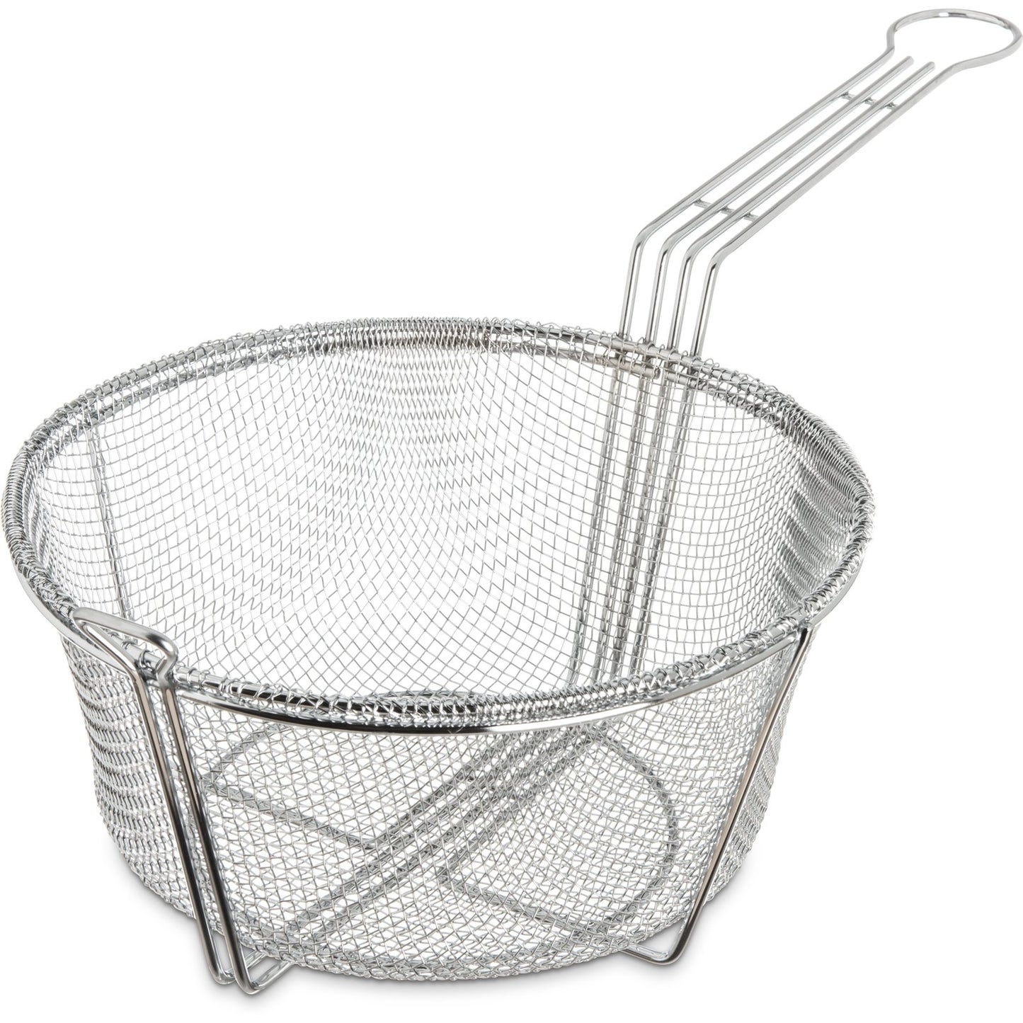 Carlisle 601001 9-3/4" Chrome-Plated Steel Mesh Fryer Basket