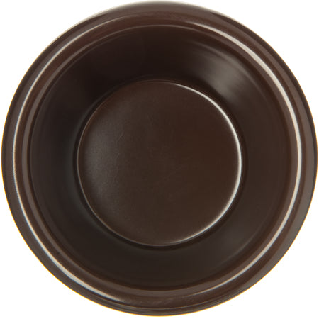 Carlisle S85269 2 oz Chocolate Melamine Smooth Ramekin