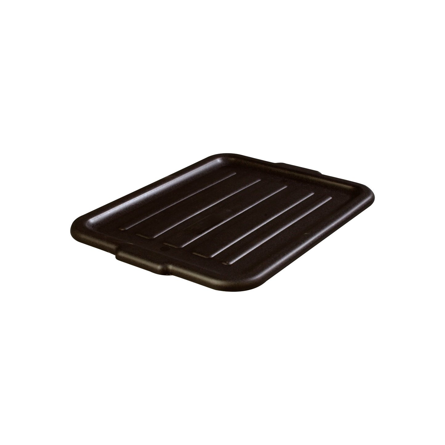 Carlisle 4401203 20" x 15" x 0.75" Black Comfort Curve Universal Bus Box Lid