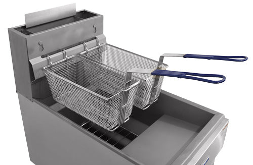 Omcan 43422 35-40 lb. Propane Gas Floor Fryer