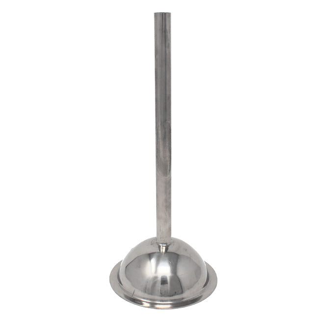 Omcan 10020 10 mm Stainless Steel Grinder Spout for #22 Meat Grinder