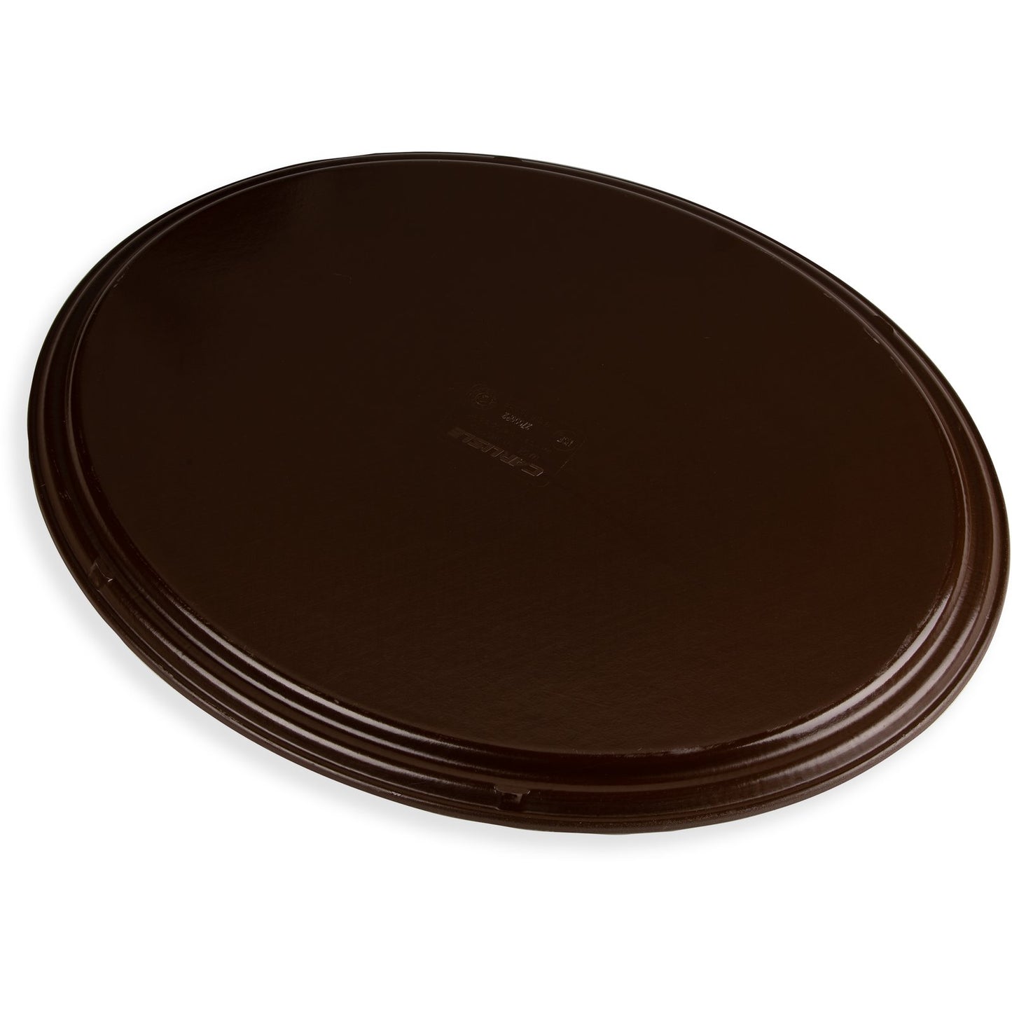 Carlisle 2700GR2076 27" x 22" Brown Oval Griptite 2 Tray