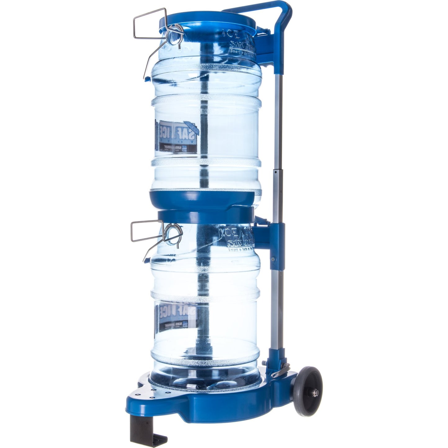 San Jamar SICART60 Blue Saf-T-Ice Cart for 6 Gallon Ice Tote