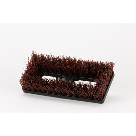 Carlisle 36531027 8" Rust Dupont Tynex Swivel Scrub Power Scrub With Nylon Grit Bristles