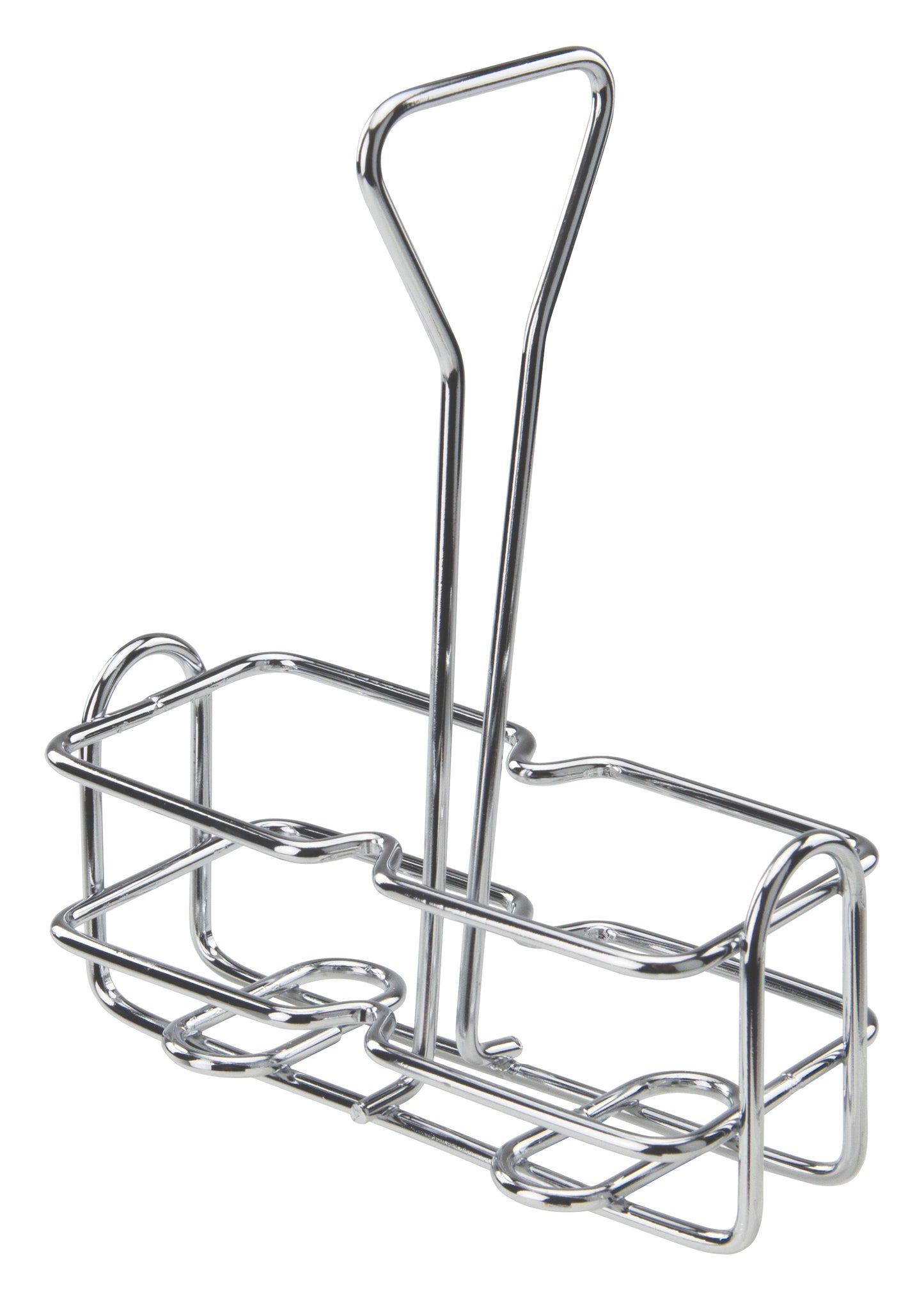 Winco WH-3 Chrome-Plated Cruet Rack for 6oz Oil/Vinegar Bottles