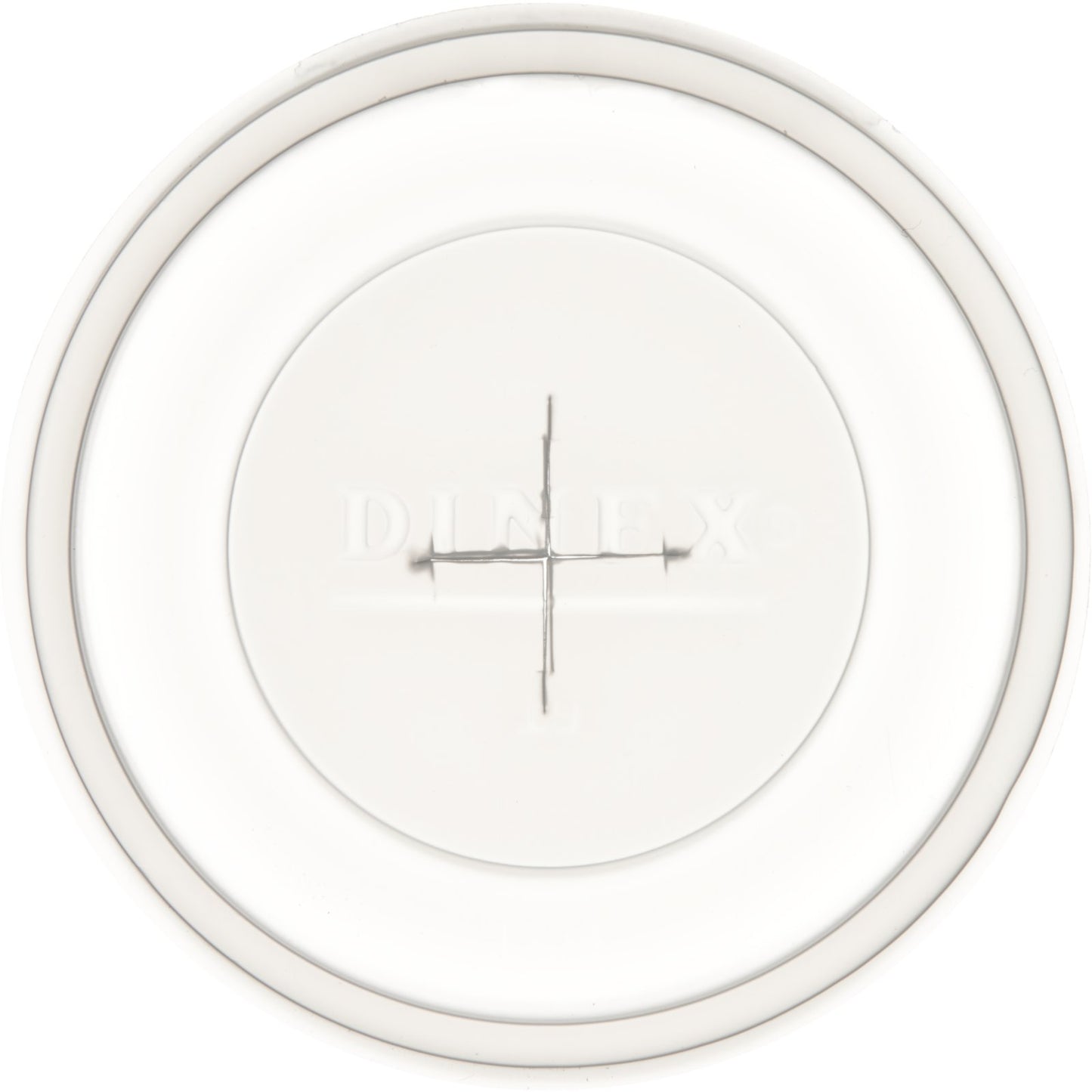 Dinex DX1198ST8714 Translucent Disposable Lid with Straw Slot Fits for 9.5 - 12 oz Dinex, Carlisle, Cambro and G.E.T. Enterprises Tumblers (1000/cs)