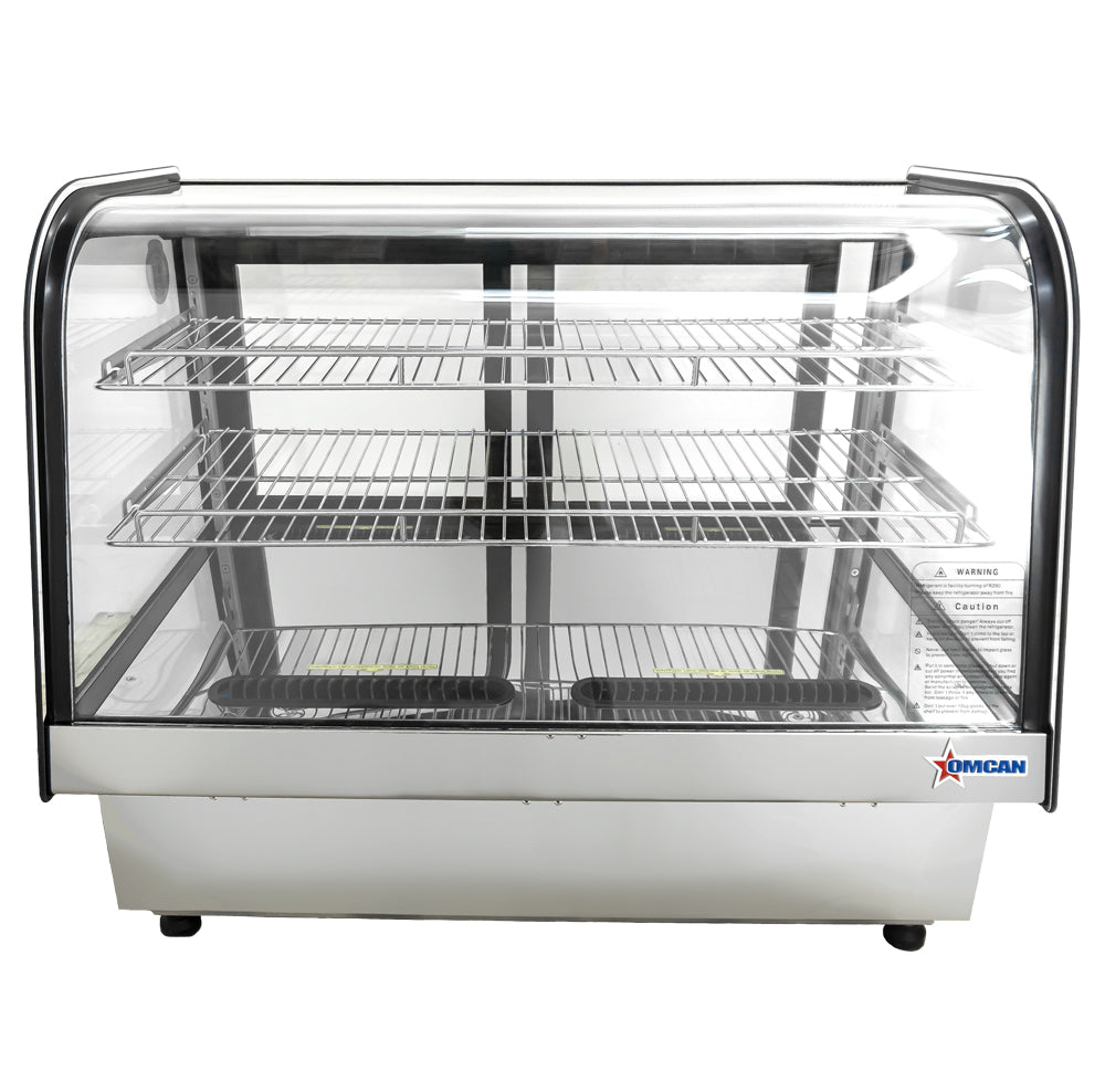 Omcan 48887 112 L / 3.95 cu.ft. 35-inch Drop-in Refrigerated Showcase