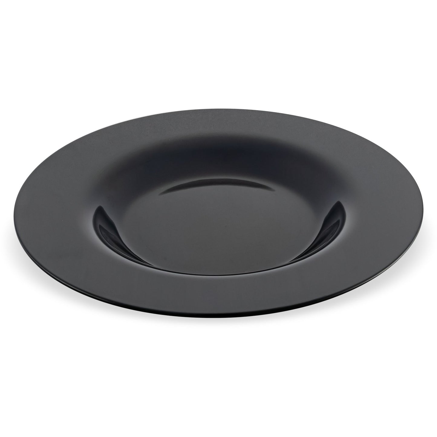Carlisle 3303003 20 oz Black Sierrus Melamine Chef Salad Pasta Bowl