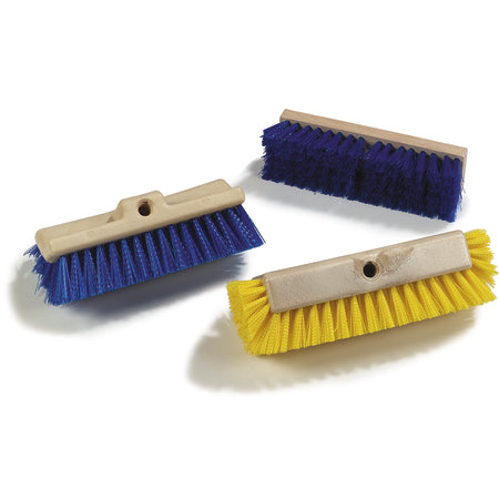Carlisle 3619714 10" Carlisle Blue Polypropylene Flo-Pac Dual Surface Floor Scrub w/ Bristles