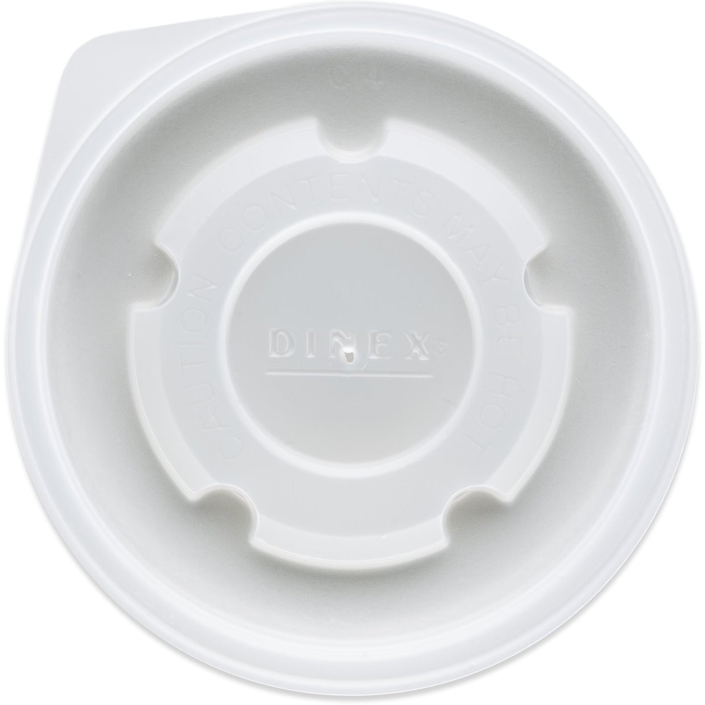 Dinex DX40008714 Translucent Heritage Mug & Bowl Lid (2000/cs)