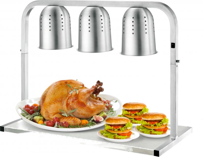 Omcan 41787 Aluminum Freestanding Heat Lamp